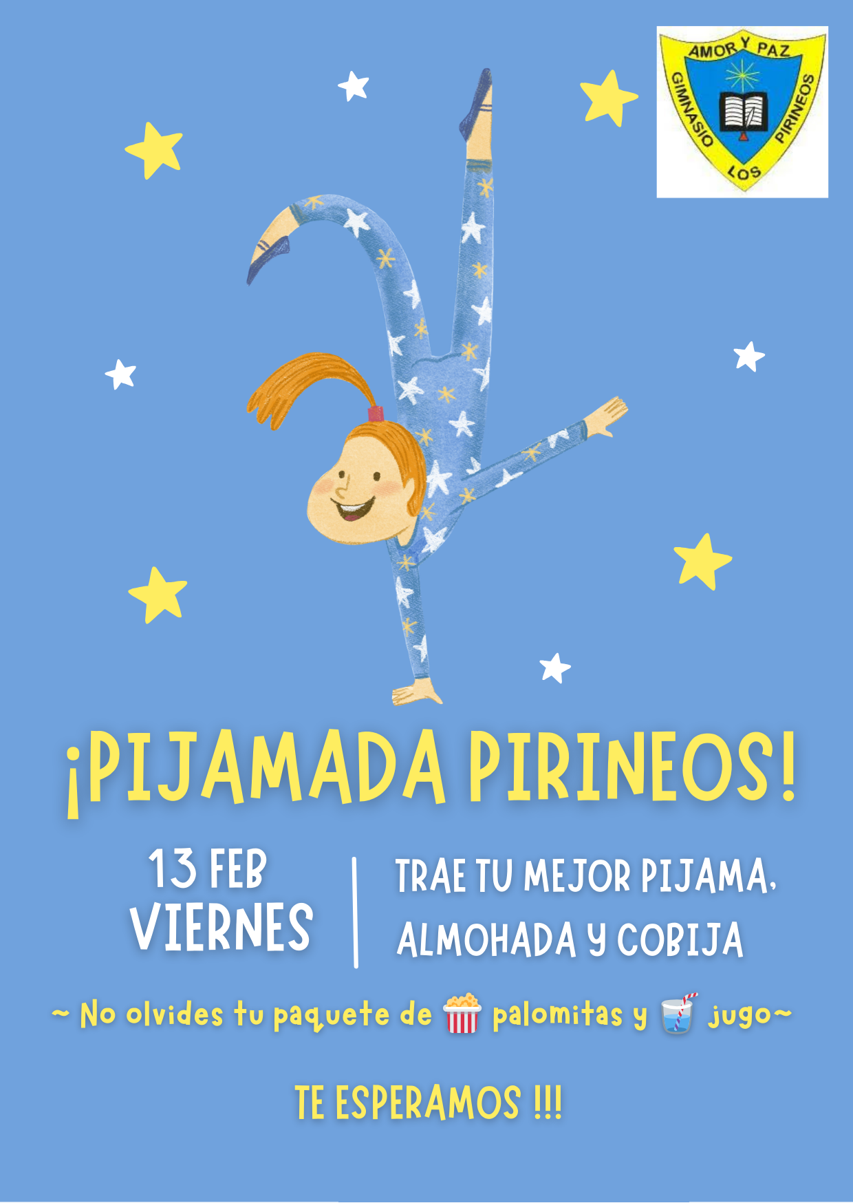 PIJAMADA DE BIENVENIDA