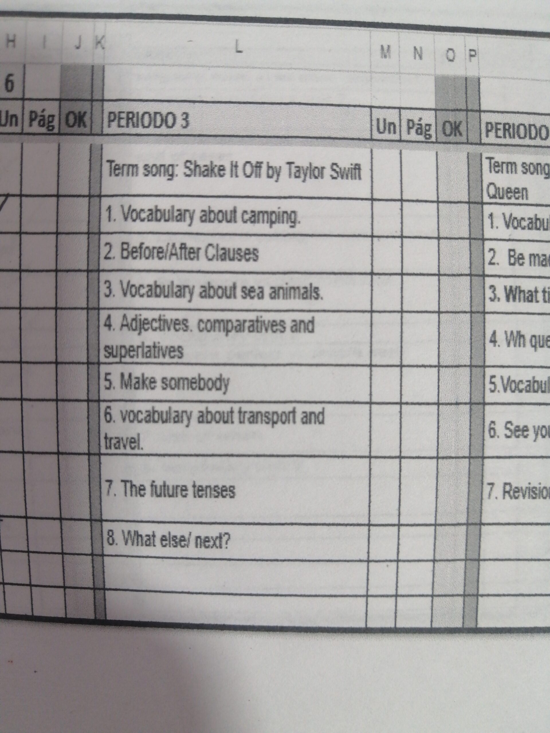 ENGLISH 6°