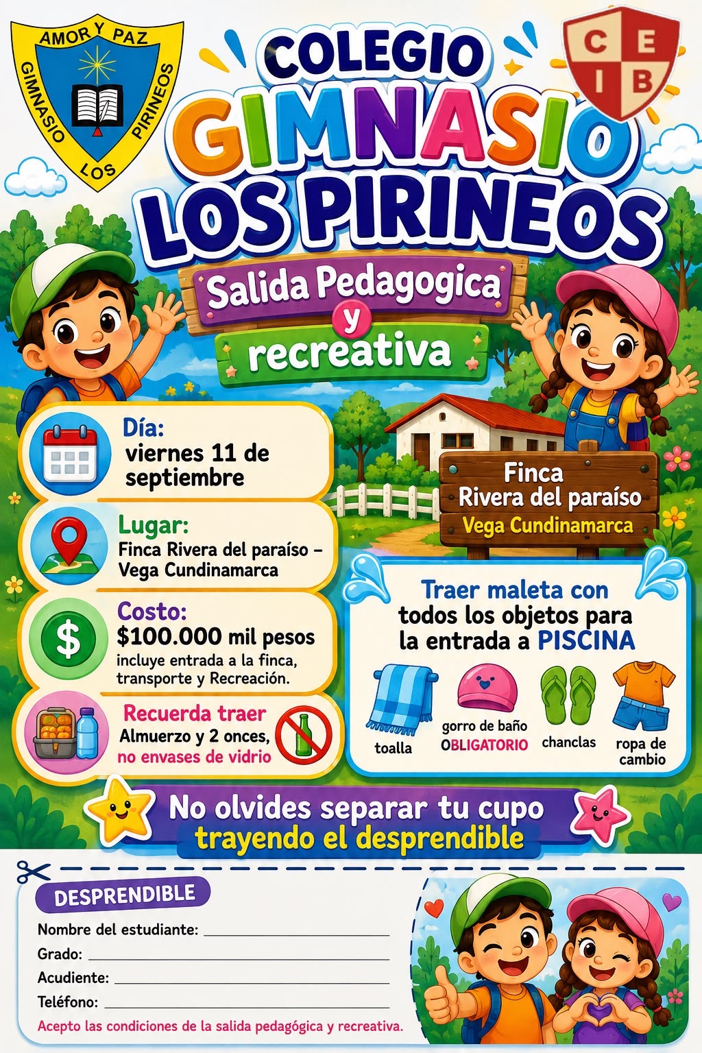 INFO SALIDA PEDAGÓGICA