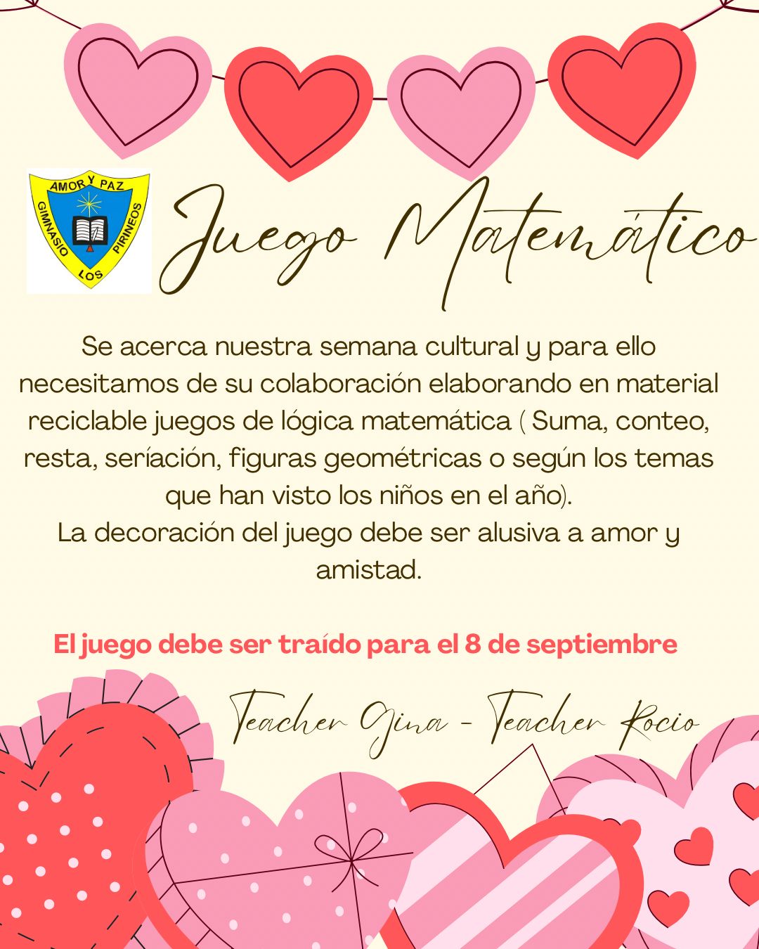 MATEMÀTICAS-SEMANA CULTURAL